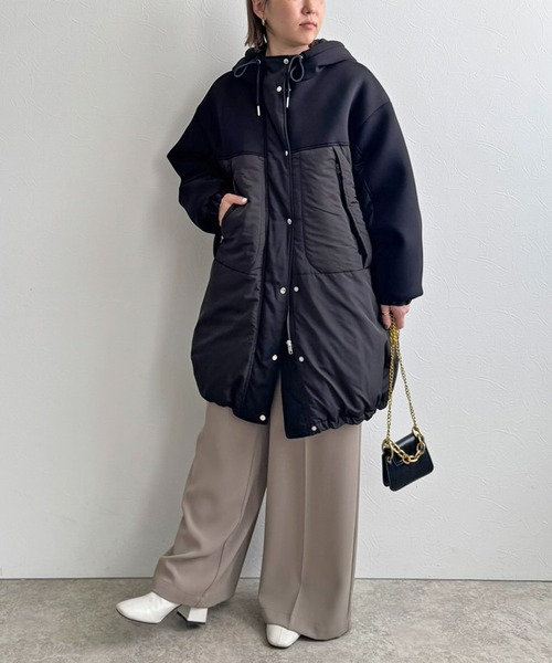 エイミーロウ  Eimee Law ドロストカラーモンスターコート ブラック エイミーロウ Eimee Law ドロストカラーモンスターコート