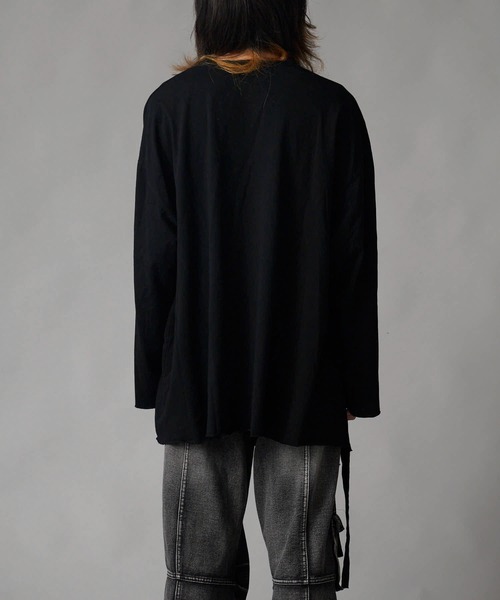 Theater code（シアターコード）の「Big Silhouette Crew Neck T-Shirt / ビックシルエット クルーネックカットソー（Tシャツ/カットソー・メンズ・ホワイト/ブラック・FREE）」の22枚目の写真