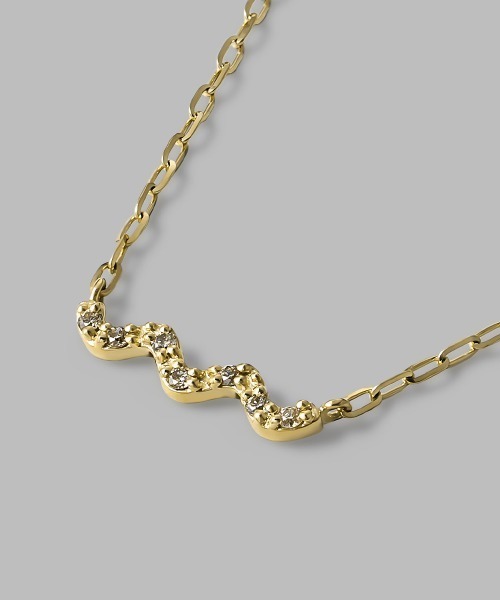 4℃(ヨンドシー)の「【The Tidal】K10イエローゴールド ネックレス(ネックレス・レディース・イエローゴールド・FREE)」の2枚目の写真