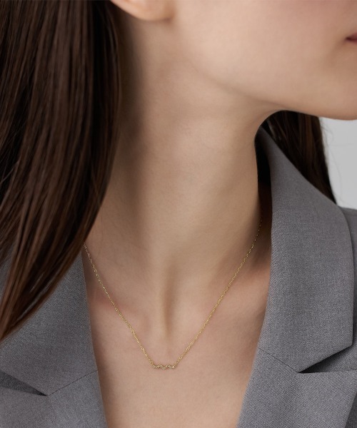 4℃(ヨンドシー)の「【The Tidal】K10イエローゴールド ネックレス(ネックレス・レディース・イエローゴールド・FREE)」の3枚目の写真