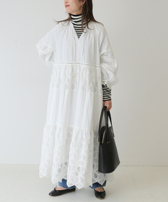 nesessaire ネセセア チャーチスモックワンピース チャーチドレス nesessaire ネセセア チャーチスモックワンピース チャーチドレス