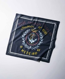 MEDE19F（メデジュウキュウ）の「神戸ファッション美術館×ＭＥＤＥ１９Ｆ　スーベニアスカーフ〈ネイビー〉（バンダナ/スカーフ）」