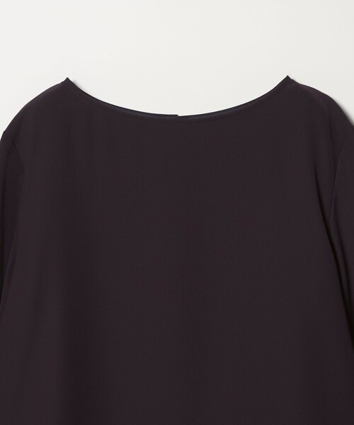 green label relaxing(グリーンレーベルリラクシング)の「クルーネック ブラウス(シャツ/ブラウス・レディース・オフホワイト/ネイビー・FREE)」の14枚目の写真