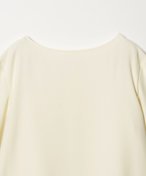 green label relaxing(グリーンレーベルリラクシング)の「クルーネック ブラウス(シャツ/ブラウス・レディース・オフホワイト/ネイビー・FREE)」の21枚目の写真