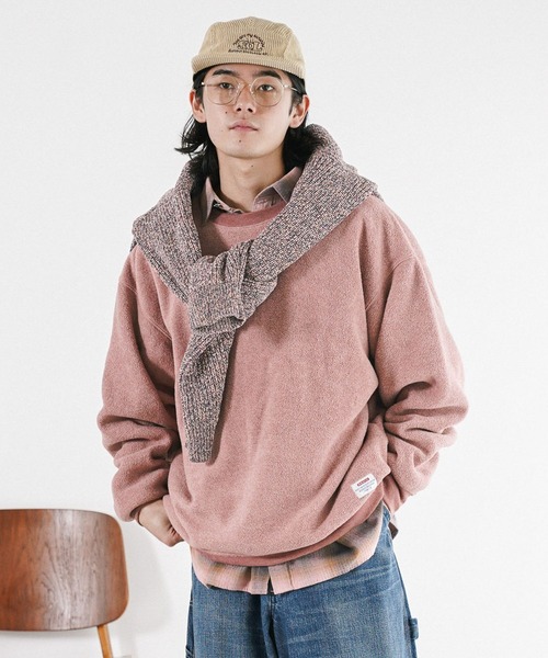 BAYFLOW(ベイフロー)の「フェードフリースプルオーバー(Tシャツ/カットソー・メンズ・ベージュ/チャコール/ピンク/グリーン・MEDIUM/LARGE)」の2枚目の写真