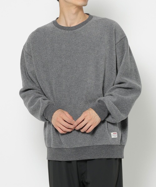 BAYFLOW(ベイフロー)の「フェードフリースプルオーバー(Tシャツ/カットソー・メンズ・ベージュ/チャコール/ピンク/グリーン・MEDIUM/LARGE)」の5枚目の写真