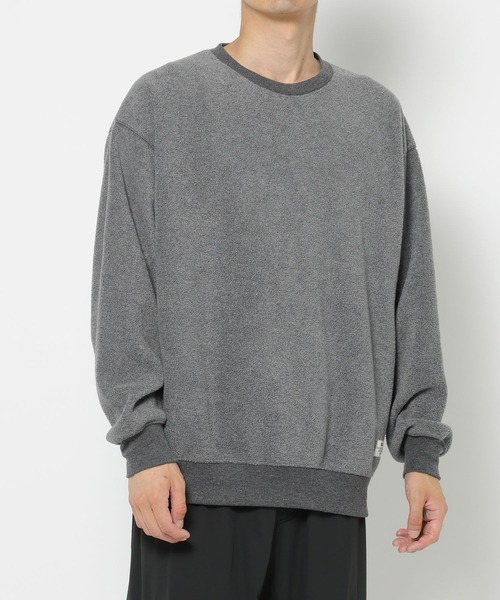 BAYFLOW(ベイフロー)の「フェードフリースプルオーバー(Tシャツ/カットソー・メンズ・ベージュ/チャコール/ピンク/グリーン・MEDIUM/LARGE)」の6枚目の写真