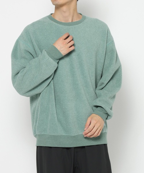 BAYFLOW(ベイフロー)の「フェードフリースプルオーバー(Tシャツ/カットソー・メンズ・ベージュ/チャコール/ピンク/グリーン・MEDIUM/LARGE)」の17枚目の写真
