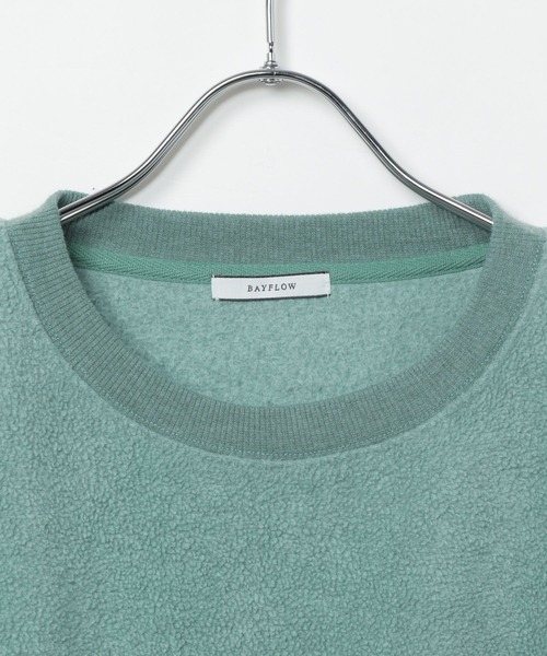 BAYFLOW(ベイフロー)の「フェードフリースプルオーバー(Tシャツ/カットソー・メンズ・ベージュ/チャコール/ピンク/グリーン・MEDIUM/LARGE)」の22枚目の写真
