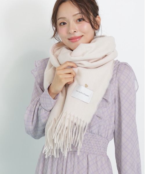 ◇ハートトッピングストール ギフト/プレゼント（ストール/ショール