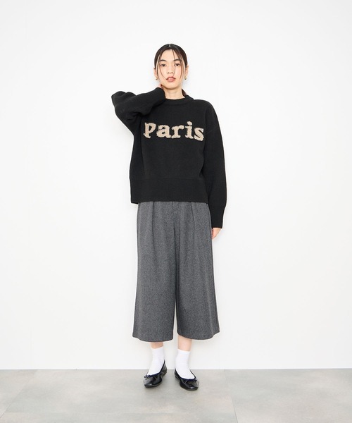Mac-House(マックハウス)の「Idnes ツイードライククロップドパンツ(その他パンツ・レディース・ブラウン系その他/ブラック/グレー系その他・L/M)」の6枚目の写真