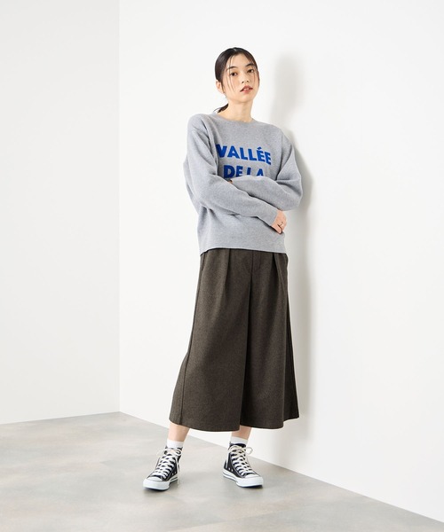 Mac-House(マックハウス)の「Idnes ツイードライククロップドパンツ(その他パンツ・レディース・ブラウン系その他/ブラック/グレー系その他・L/M)」の10枚目の写真