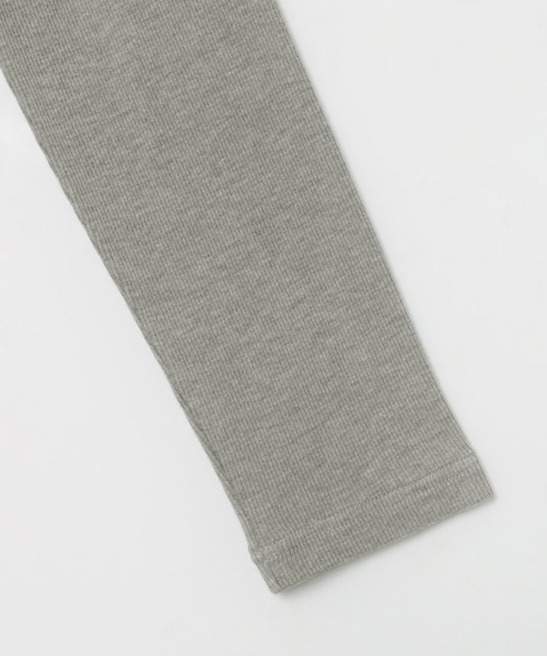 evernavy（エバーネイビー）の「テレコリブヘンリーネック長袖Tシャツ（Tシャツ/カットソー・レディース・ブラック/チョコ/グレー/ホワイト・M）」の18枚目の写真