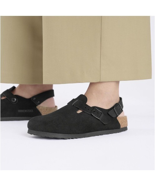 BIRKENSTOCK(ビルケンシュトック)の「BIRKENSTOCK/ビルケンシュトック/TOKIO Suede/トキオ スエード(サンダル・メンズ・ブラック・41/42/43/40)」の2枚目の写真