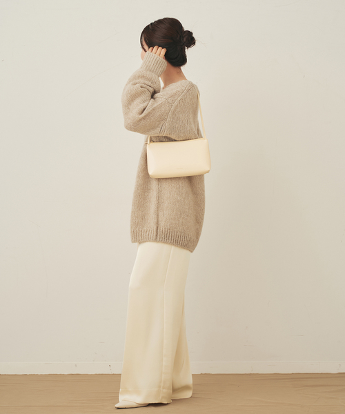 plage（プラージュ）の「double satin minimal パンツ（その他パンツ・レディース・アイボリー/モカ・34/36/38）」の15枚目の写真