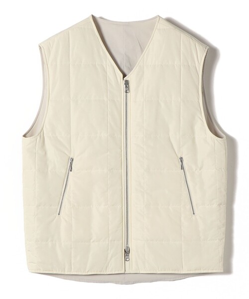 シップス（SHIPS）/SHIPS Primary Navy Label:〈手洗い可能〉スクエア キルト リバーシブル ジレ セール】SHIPS Primary Navy Label:〈手洗い可能〉スクエア キルト