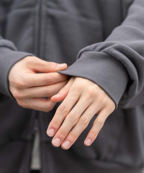 WEGO(ウィゴー)の「WEGO/レオパードワッペンダブルZIPパーカー(パーカー・メンズ・杢グレー/ネイビー/スミクロ・SMALL/MEDIUM/LARGE)」の22枚目の写真