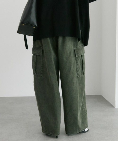 セール】ヴィンテージライクカーブシルエットカーゴパンツ（カーゴ