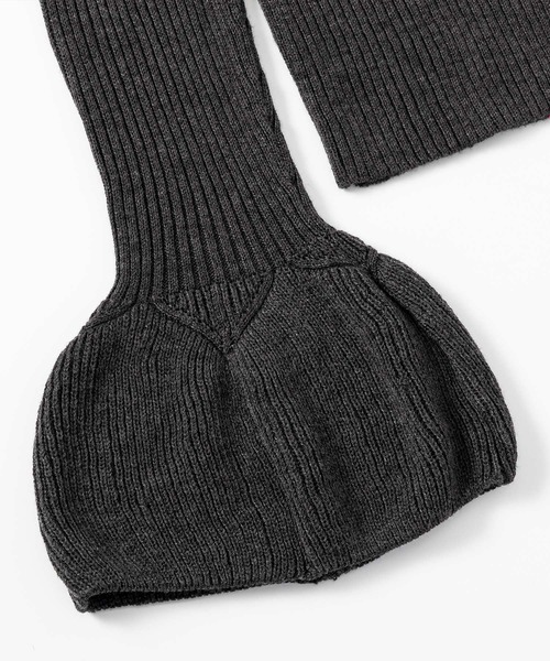 AJUGA.（アジュガ）の「2WAYメロウハイネック衿付きニット（ニット/セーター・レディース・グレー/ブラック/ネイビー・FREE）」の11枚目の写真