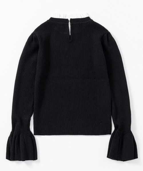 AJUGA.（アジュガ）の「2WAYメロウハイネック衿付きニット（ニット/セーター・レディース・グレー/ブラック/ネイビー・FREE）」の13枚目の写真