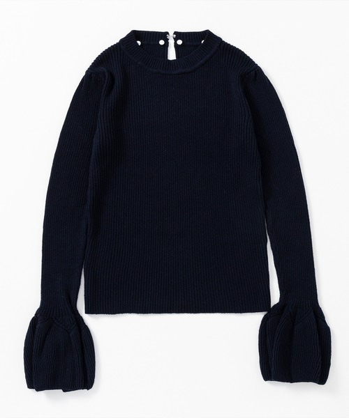 AJUGA.（アジュガ）の「2WAYメロウハイネック衿付きニット（ニット/セーター・レディース・グレー/ブラック/ネイビー・FREE）」の15枚目の写真