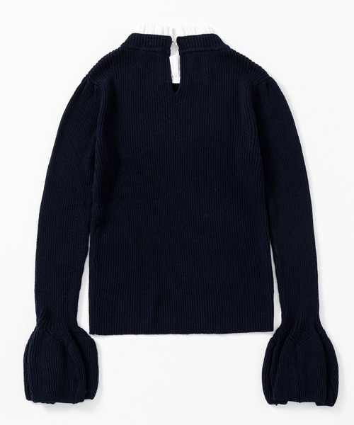 AJUGA.（アジュガ）の「2WAYメロウハイネック衿付きニット（ニット/セーター・レディース・グレー/ブラック/ネイビー・FREE）」の16枚目の写真