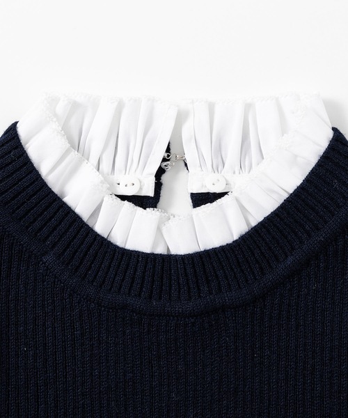 AJUGA.（アジュガ）の「2WAYメロウハイネック衿付きニット（ニット/セーター・レディース・グレー/ブラック/ネイビー・FREE）」の17枚目の写真