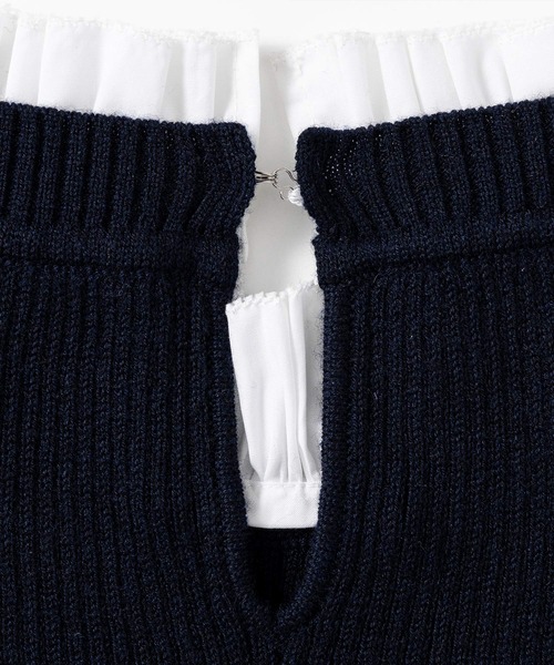 AJUGA.（アジュガ）の「2WAYメロウハイネック衿付きニット（ニット/セーター・レディース・グレー/ブラック/ネイビー・FREE）」の18枚目の写真