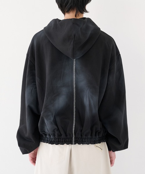 SHINYAKOZUKA（シンヤコヅカ）の「【SHINYAKOZUKA/シンヤコズカ】別注 ORDINARY OLD STYLE ZIP HOODIE（パーカー・メンズ・ホワイト/ブラック・S/M）」の17枚目の写真