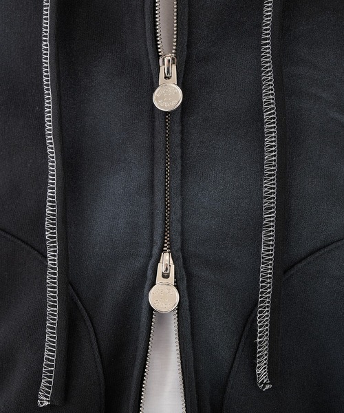 SHINYAKOZUKA（シンヤコヅカ）の「【SHINYAKOZUKA/シンヤコズカ】別注 ORDINARY OLD STYLE ZIP HOODIE（パーカー・メンズ・ホワイト/ブラック・S/M）」の20枚目の写真