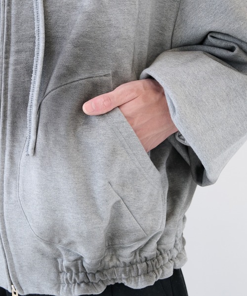 SHINYAKOZUKA（シンヤコヅカ）の「【SHINYAKOZUKA/シンヤコズカ】別注 ORDINARY OLD STYLE ZIP HOODIE（パーカー・メンズ・ホワイト/ブラック・S/M）」の12枚目の写真