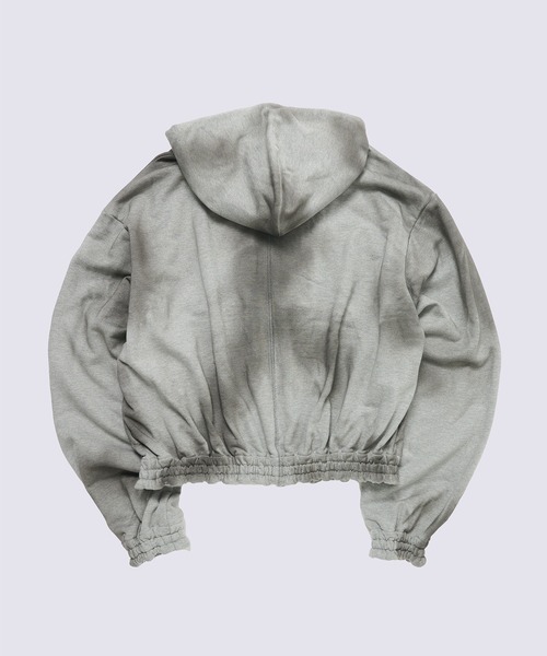 SHINYAKOZUKA（シンヤコヅカ）の「【SHINYAKOZUKA/シンヤコズカ】別注 ORDINARY OLD STYLE ZIP HOODIE（パーカー・メンズ・ホワイト/ブラック・S/M）」の3枚目の写真