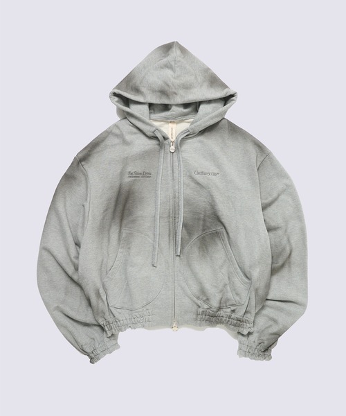 SHINYAKOZUKA（シンヤコヅカ）の「【SHINYAKOZUKA/シンヤコズカ】別注 ORDINARY OLD STYLE ZIP HOODIE（パーカー・メンズ・ホワイト/ブラック・S/M）」の22枚目の写真