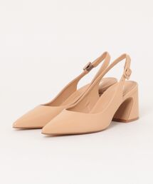 inter-chaussures（インターショシュール）の「【CARRANO】ポインテッドバックストラップパンプス(61301C)（パンプス）」