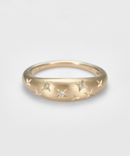 agete(アガット)の「K5ダイヤモンドピンキーリング(0.02ct)(リング・レディース・ゴールド系その他・#3/#5)」の1枚目の写真