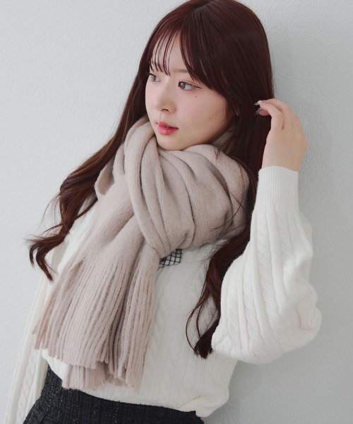 ミンクタッチもっちりストール（ストール/ショール）｜Remind me and