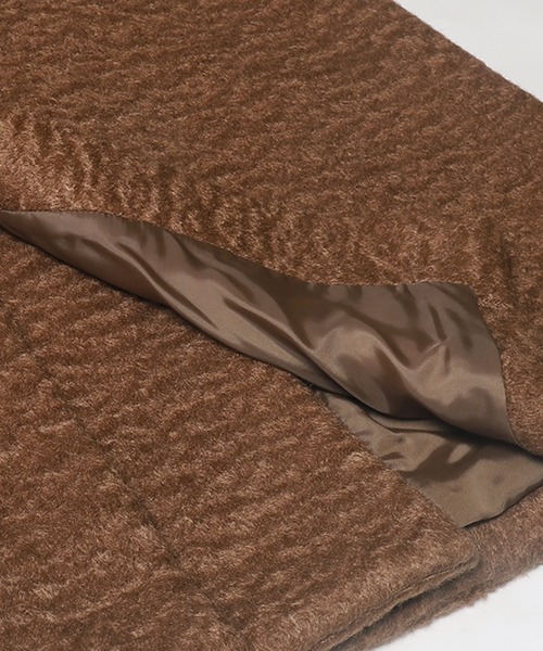 coca（coca）（コカ）の「カーリーボアコート（その他アウター・レディース・キャメル/グレー・L/M）」の16枚目の写真