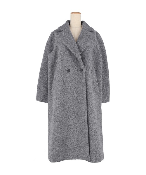 coca（coca）（コカ）の「カーリーボアコート（その他アウター・レディース・キャメル/グレー・L/M）」の18枚目の写真