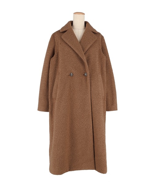 coca（coca）（コカ）の「カーリーボアコート（その他アウター・レディース・キャメル/グレー・L/M）」の19枚目の写真