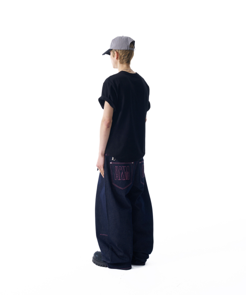 AAKAM（アーカム）の「ステッチデニムパンツ（ダークブルー）（デニムパンツ・レディース・その他・2/1）」の10枚目の写真