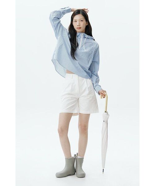 F.ILLUMINATE（フィルミネイト）の「(W)ツーピンタックハーフパンツ-ネイビー（その他パンツ・レディース・その他・SMALL/MEDIUM）」の7枚目の写真