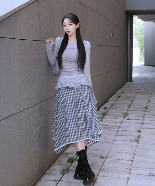 Midnight Move(ミッドナイトムーブ)の「cancan set t (black)(Tシャツ/カットソー・レディース・その他・FREE)」の9枚目の写真