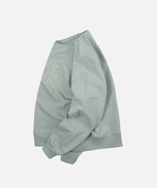 FRIZMWORKS(フリズムワークス)の「TYPOGRAPHY LOGO SWEATSHIRT _ PISTACHIO(スウェット・メンズ・その他・MEDIUM/LARGE/X-LARGE)」の3枚目の写真