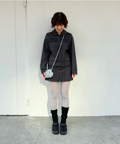 TYPESERVICE（タイプサービス）の「Glittered Rose Handmade Knitted Bag [Silver]（メッセンジャーバッグ・レディース・その他・FREE）」の9枚目の写真