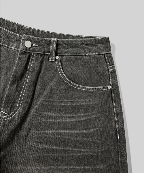 Verdnt（バーダント）の「スレッチウォッシュバルーンデニムパンツ[デザートブラック]（デニムパンツ・レディース・ブラック・SMALL/MEDIUM/LARGE/X-LARGE）」の7枚目の写真