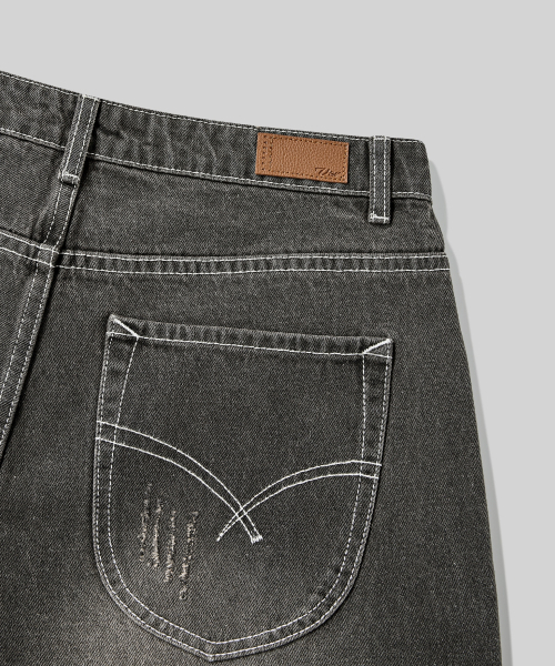 Verdnt（バーダント）の「スレッチウォッシュバルーンデニムパンツ[デザートブラック]（デニムパンツ・レディース・ブラック・SMALL/MEDIUM/LARGE/X-LARGE）」の8枚目の写真