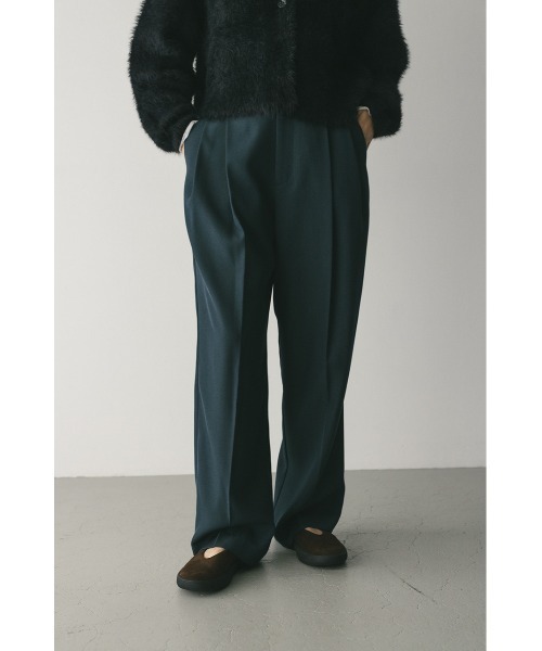 STYLEMIXER(スタイルミキサー)の「【WEB限定】ベーシックツータックパンツロング(スラックス・レディース・アイボリー/ブラック/ダークグレー/オレンジ・SMALL/MEDIUM)」の1枚目の写真
