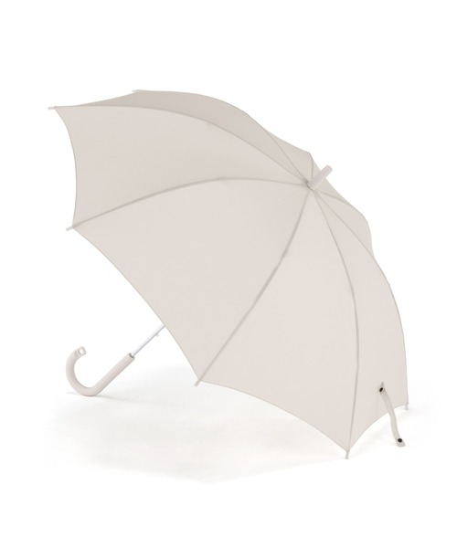無印良品（ムジルシリョウヒン）の「晴雨兼用　しるしのつけられる　傘（長傘・レディース・カーキ系/ダークベージュ/ネイビー/アイボリー/ブラック・60cm）」の2枚目の写真