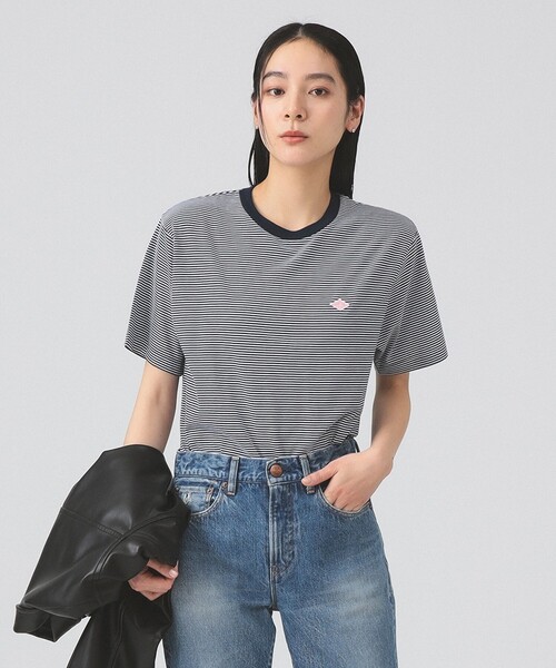 Ray BEAMS(レイビームス)の「【別注】DANTON / ストライプ インナー Tシャツ(Tシャツ/カットソー・レディース・ネイビー・SMALL/MEDIUM)」の11枚目の写真