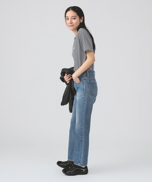 Ray BEAMS(レイビームス)の「【別注】DANTON / ストライプ インナー Tシャツ(Tシャツ/カットソー・レディース・ネイビー・SMALL/MEDIUM)」の10枚目の写真